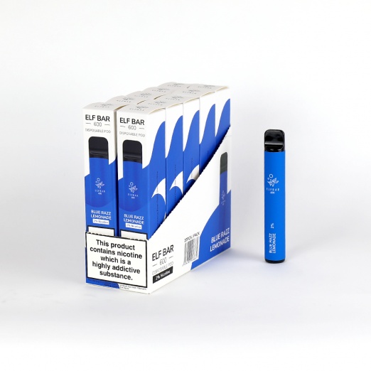 Elf Bar 600 Puff Disposable Pod BLUE RAZZ LEMONADE S&R Tradelink Ltd